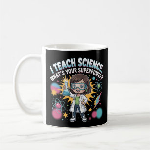 Kawaii Science Teacher – Cute Chibi Superpower Coffee Mug