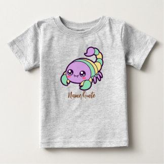 Kawaii Scorpion Cute Pastel Cartoon Baby T-Shirt