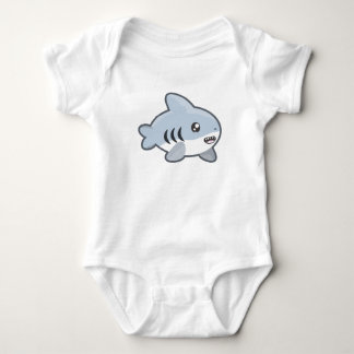 Kawaii Shark Baby Bodysuit
