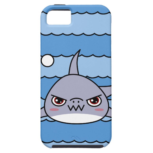 Kawaii Shark Case-Mate iPhone Case (Back)