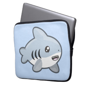 Kawaii Shark Laptop Sleeve