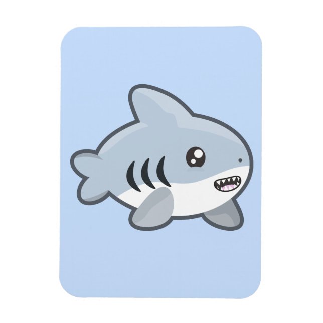 Kawaii Shark Magnet (Vertical)