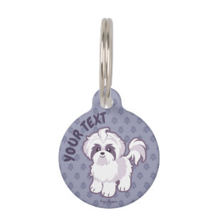 Kawaii Shih Tzu Pet Tag