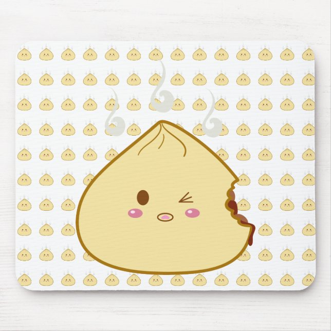 Kawaii "SioPao" Meatbun Bitemark Mouse Pad (Front)