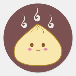 Kawaii "SioPao" Meatbun Classic Round Sticker