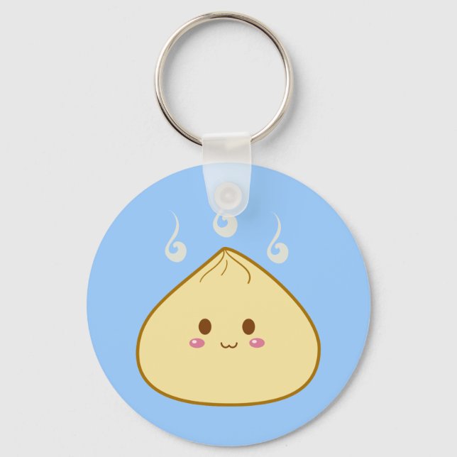 Kawaii "SioPao" Meatbun Key Ring (Front)