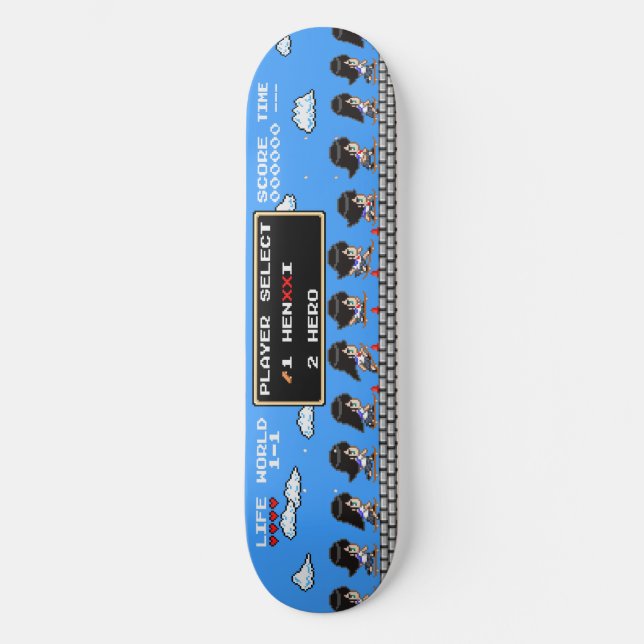 Kawaii skater skateboard (Front)