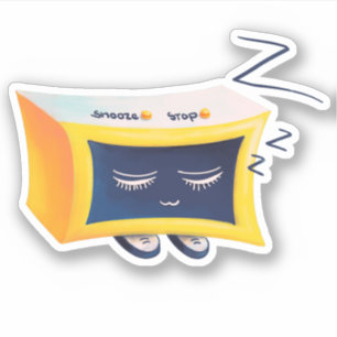 Kawaii Sleeping Alarm Clock Character