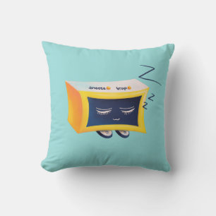 Kawaii Sleeping Alarm Clock Character Cushion
