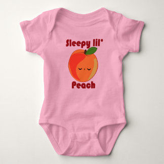 Kawaii sleepy lil’ Peach infant creeper