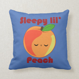 Kawaii Sleepy Lil’ Peach pillow
