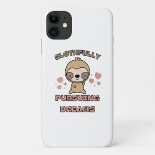 Kawaii Sloth Animal Pun iPhone 11 Case