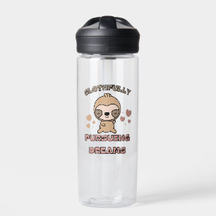 Kawaii Sloth Animal Pun Water Bottle