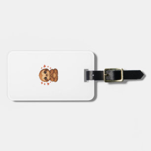 Kawaii Sloth Hearts Cute Sloth Lover Long Sleeve T Luggage Tag