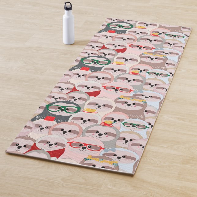 Kawaii Sloths Yoga Mat (In Situ)