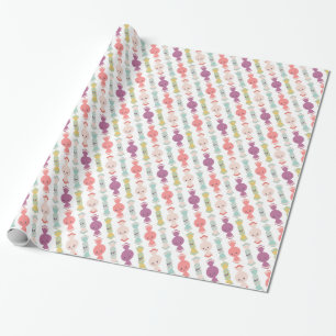 Kawaii Smiling Candy Wrapping Paper