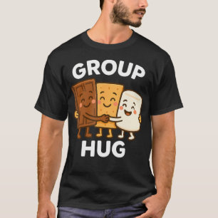 Kawaii S'Mores Campfire Group Hug Camping Outfit G T-Shirt
