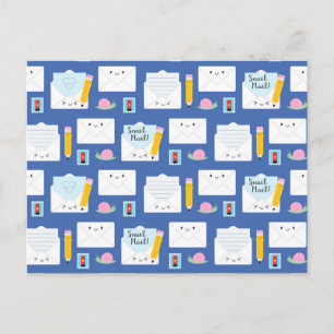Kawaii Snail Mail Postcard