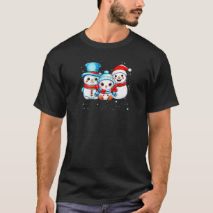 Kawaii Snowman Ugly Christmas Sweater Cute Snowman