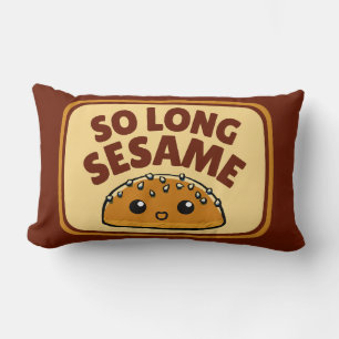 KAWAII SO LONG CUTE SESAME BUN LUMBAR CUSHION