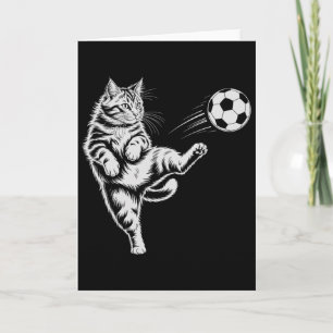 Kawaii Soccer Cat Superstar Play Mum Goal Kids Gam Card