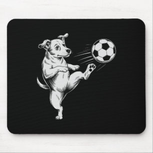 Kawaii Soccer Dog Superstar Win Club Hair Don't Ca Mouse Pad