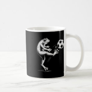 Kawaii Soccer Frog Cleats Play Game Goalie Ll Coffee Mug