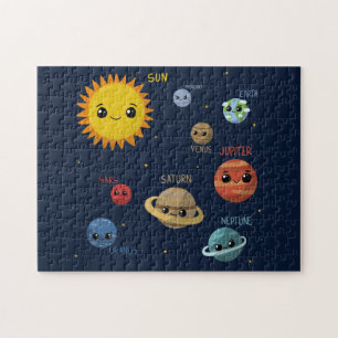 Kawaii Solar System Jigsaw Puzzle