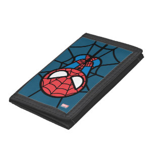 Kawaii Spider-Man Hanging Upside Down Tri-fold Wallet