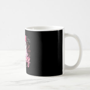 Kawaii spooky ghost cute pink halloween graphic coffee mug