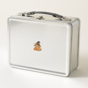 Kawaii Spooky Season Dog � Halloween Pup Classic T Metal Lunch Box
