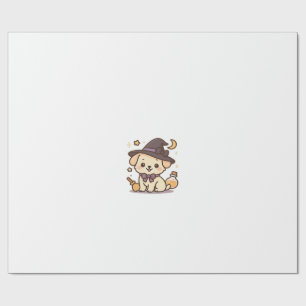 Kawaii Spooky Season Dog � Halloween Pup Classic T Wrapping Paper