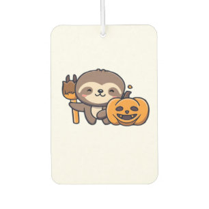 kawaii spooky sloth Classic T-Shirt Car Air Freshener