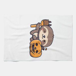 kawaii spooky sloth Classic T-Shirt Tea Towel