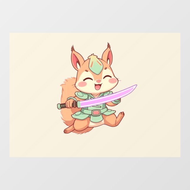Kawaii Squirrel Samurai. (Sheet)