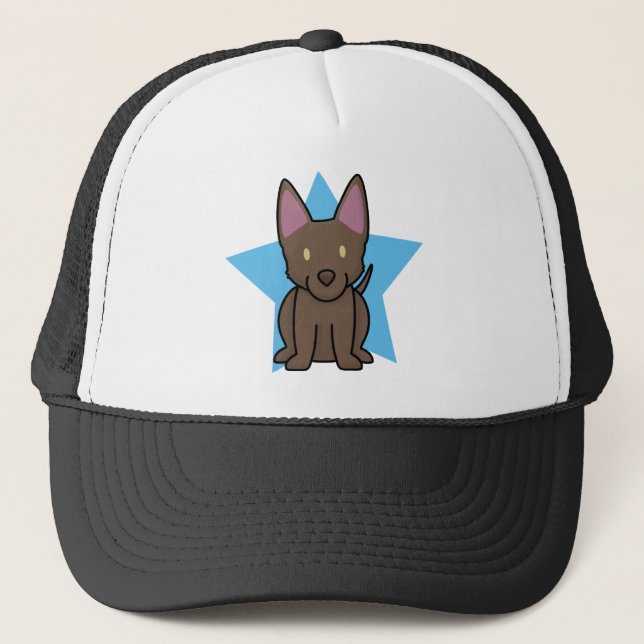 Kawaii Star Australian Kelpie Hat (Front)