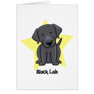 Kawaii Star Black Lab