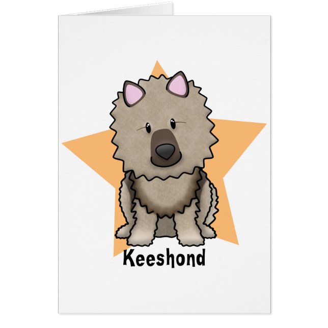 Kawaii Star Keeshond (Front)