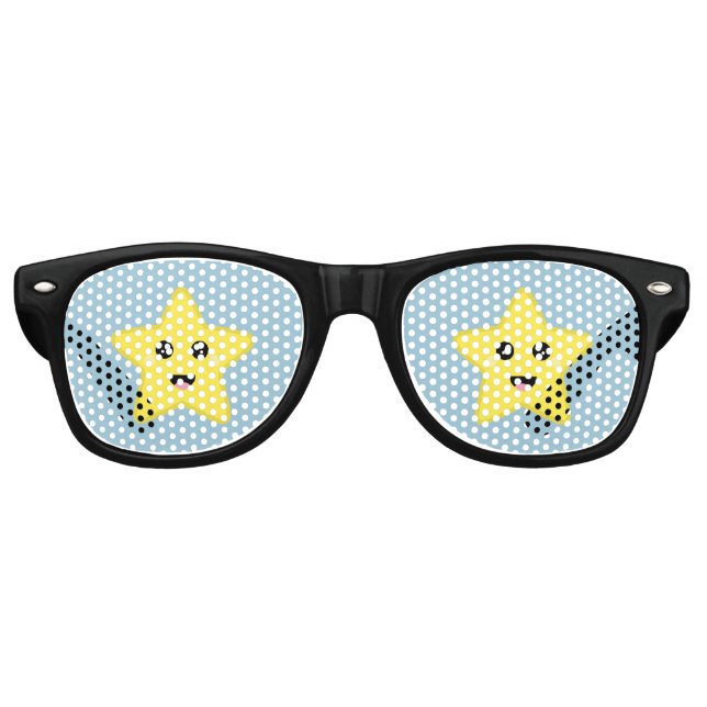Kawaii Star Retro Sunglasses (Front)