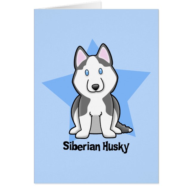 Kawaii Star Siberian Husky (Front)