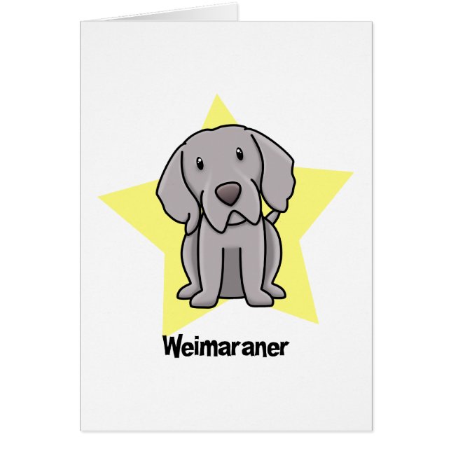 Kawaii Star Weimaraner (Front)
