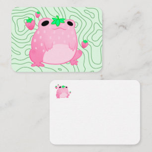 Kawaii Strawberry Frog Softcore Card