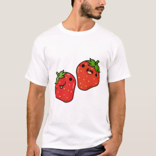 Kawaii Strawberry Fruit T-Shirt
