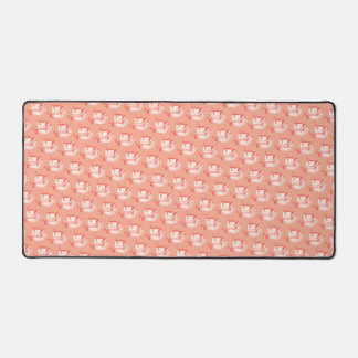 Kawaii Strawberry Milk Carton - Cute Aesthetic Art Desk Mat