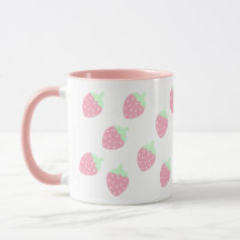 Kawaii Strawberry Mug