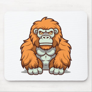 Kawaii-Style Graphic Design in Happy Hues Mouse Pad