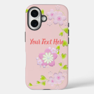 Kawaii Style Sakura Cherry Tree Blossom iPhone 16 Case