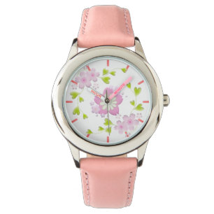Kawaii Style Sakura Cherry Tree Blossom Watch