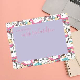 Kawaii Summer Cute Kitty Cats Post-it Notes