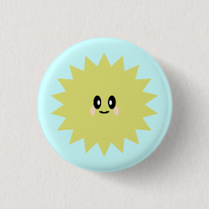 KAWAII SUN SUNSHINE CUTE HAPPY PIN BUTTON